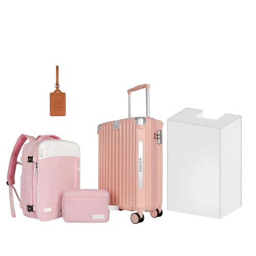 WireHot Vintage 20in Carry-On Luggage & Backpack Set