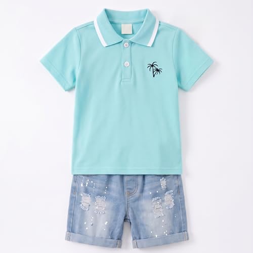 Image of Krishn Creations Kids Clothes for Boys | Cotton Printed Half Sleeve T-shirt and Shorts Baby Boy Dress | Casual Wear Kids Clothes