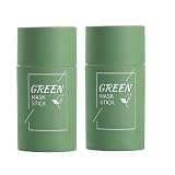 Green Tea Purifying Facial Mask Containing Black Head Remover Of Green Tea Extract Moisturizing Suitable,For All Skin Types,für Moisturizing Nourishing Skin,Reduzierung von Mitessern (2PC)