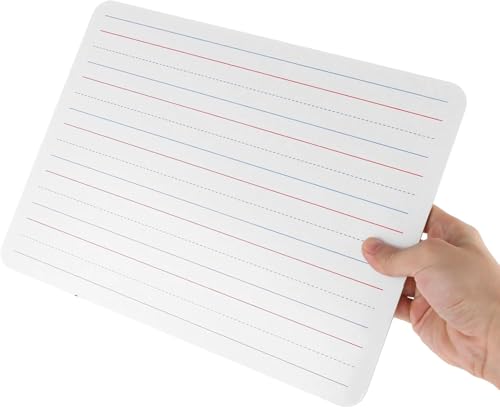 ASelected 20 Weiße Tafel A4 Mini Doppelseitige Trocken Abwischbare Whiteboards, 22.5x30CM, Tragbar für Schule, Büro und Zuhause - Ideal für Lernen und Notizen