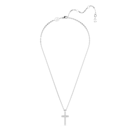 Swarovski Insigne pendant, Pavé, Cross, Clear, Rhodium Finished2