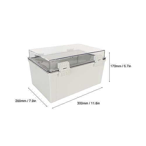 Caixa Elétrica Externa, Caixa de Distribuição à Prova d'água IP66 Com Tampa Transparente, Design Po