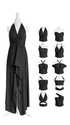 sandset Women’s Infinity Dresses – Dress, Sleeveles, Formal and Casual,Vacation Dress Perfect for Summer Outfits (Black, Maxi)