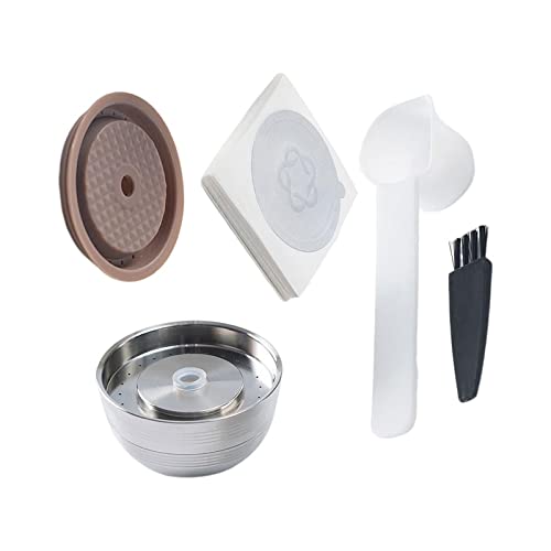 F Fityle Juego de cápsulas de café Espresso recargables, cafetera, accesorios para máquina de café, Estilo f - Imagen 7