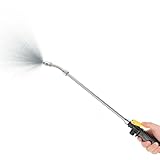 23 Inches Sprayer Wand, 3/8 High Pressure Universal Sprayer Wand Replacement, Adjustable Water Sprayer Hose Nozzle Sprayer for Car Garden Hanging Baskets and Shrubs