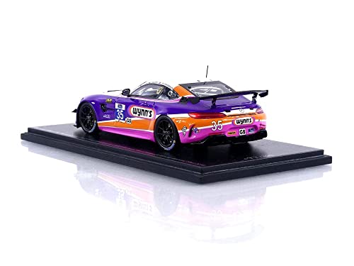 Modelo a escala Spark compatible Mercedes GT4 N.35 IMSA miniatura 3