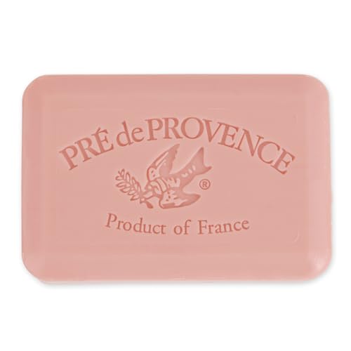 Image of Pre de Provence Artisanal Soap Bar, Enriched with Organic Shea Butter, Natural French Skincare, Quad Milled for Rich Smooth Lather, 8.8 Ounce, Peony