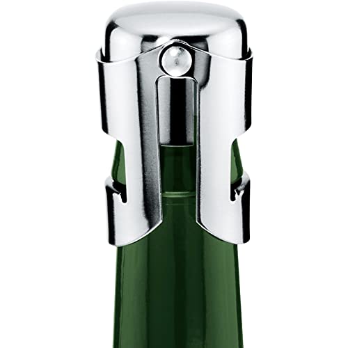 Leopold Vienna LV00320 Champagne Stopper, Stainless Steel, Silver, 12 x 17.5 x 0.6 cm
