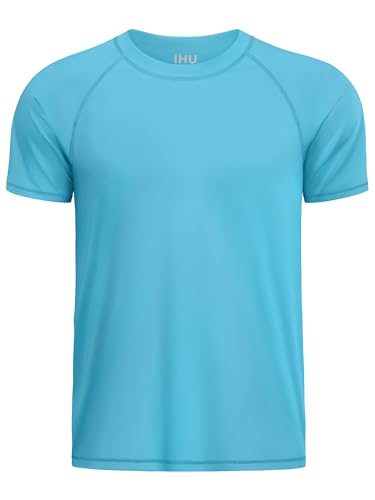 IHU Jungen UV Shirt Kinder UPF 50+ Sonnenschutz Schnelltrocknend Badeshirt