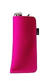 KringsFashion Brillenetui aus Filz, blanko, pink, hochwertiger Marken-Filz, Filz und Produktion aus Deutschland!