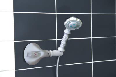 Mobeli Shower Head Positioner Short Suction Mount