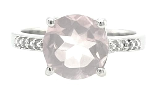 Natural 2ct Pink Rose Quartz...
