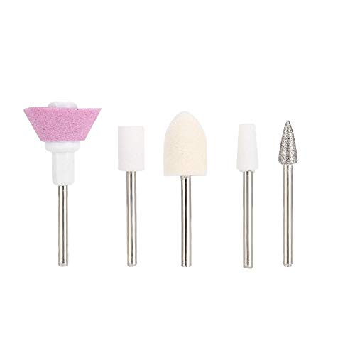 Juego de 5 piezas de Brocas para Uñas de Cerámica y Metal miniatura 2