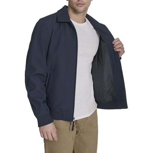 Image of Levi's Men's Men's Lightweight Softshell Varsity Rib Knit Bomber Jacket