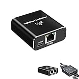 Alimentation USB-C Pratique & Large Compatibilité : Alimenté via USB-C, le doubleur ethernet peut être branché à un chargeur USB, routeur ou PC. Compatible avec ordinateurs, routeurs, téléviseurs, consoles, décodeurs IPTV, NAS et imprimantes réseau.