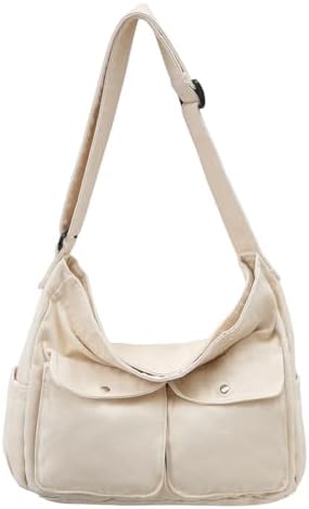Messenger Bag Hobo Crossbody Bags for Women Canvas Bag Crossbody Tote Bag Shoulder Bag