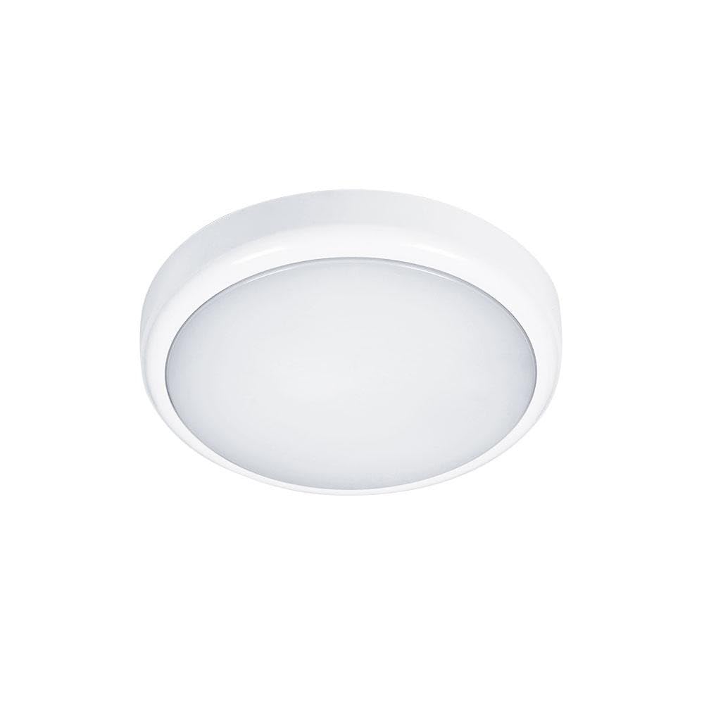 CEW COLCHESTER ELECTRICAL WHOLESALE LTD LED Bulkhead Ceiling Light Bathroom IP65 5 Colours Selectable 20mm Conduit Entry (LED Light & Microwave Sensor)