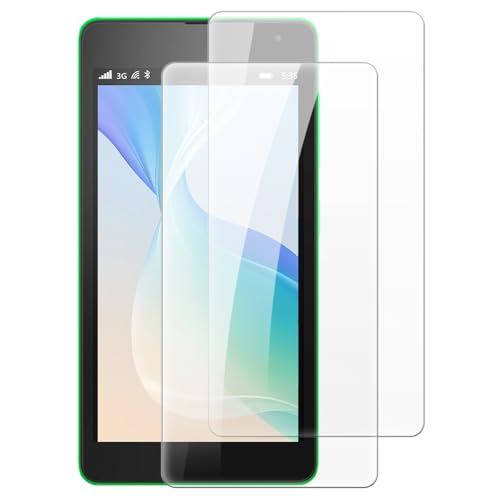 Shantime [2 piezas Protector Pantalla Cristal Templado Compatible con Nokia Lumia 535 (5 pulgadas), HD Claro Antirrayas Sin Burbujas