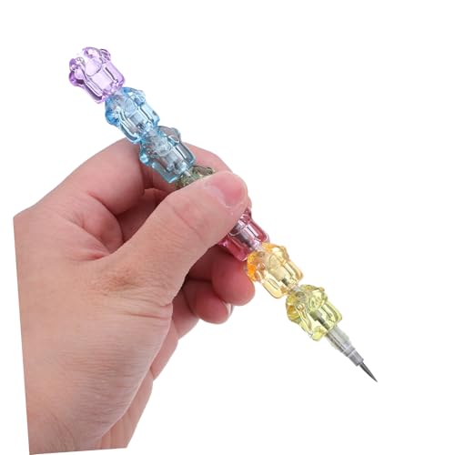Pencils Stackable Cat Paw sans taillage : 20 crayons empilables à pointe remplaçable pour dessin