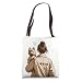 Cairn Terrier Mom Illustration I Love my Dog Back View Tote Bag
