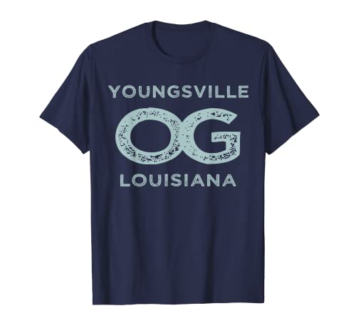 Youngsville Louisiana muestra tu orgullo original de la ciudad natal Camiseta