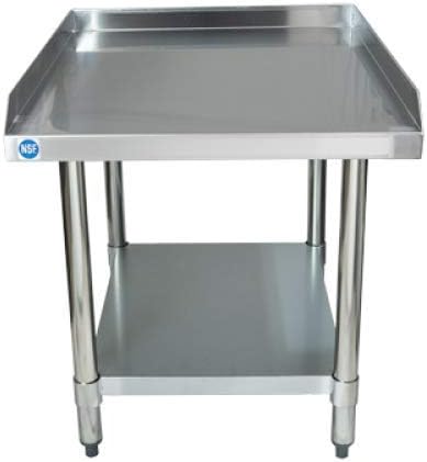 KPS Commercial Stainless Steel Equipment Grill Work Table 30" x 30" - Surface Height 35"