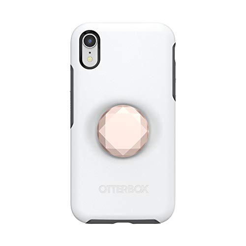 Tech Deals 🔥 Otter + Pop for iPhone XR: OtterBox Symmetry Series Case with PopSockets Swappable PopTop - Polar Vortex and Metallic Diamond Rose Gold Exclusive Discount 70% Price Otter + Pop for iPhone XR: OtterBox Symmetry Series Case with PopSockets Swappable PopTop - Polar Vortex and Metallic Diamond Rose Gold
