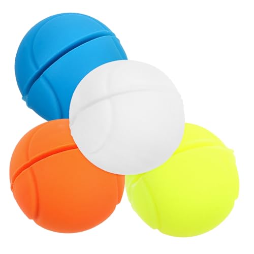 DECORNIJIA 4 Piezas Amortiguador Tenis Raqueta de Antivibración Reutilizable Colores Diferentes para Reducción de Choques y Vibraciones Raquetas de Tenis