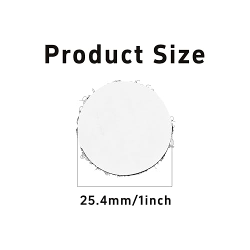 Image of pson 40Pcs 1 Inch Black Sticky Adhesive Dots, Round Hook and Loop Fasteners, Double Sided Self Adhesive Tape for Home Office Wall Mounting, Carpet Gripper, Industrial Strength Nylon