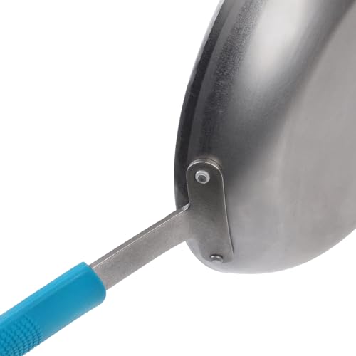 Foto von GRÄWE Pfanne aus Eisen - Wax Pro Eisenpfanne Ø 28 cm, 400° C hitzebeständig, schnitt- & kratzfeste Bratpfanne, natürliche Antihaftbeschichtung (Patina), für Küche & Outdoor-Cooking, induktionsgeeignet