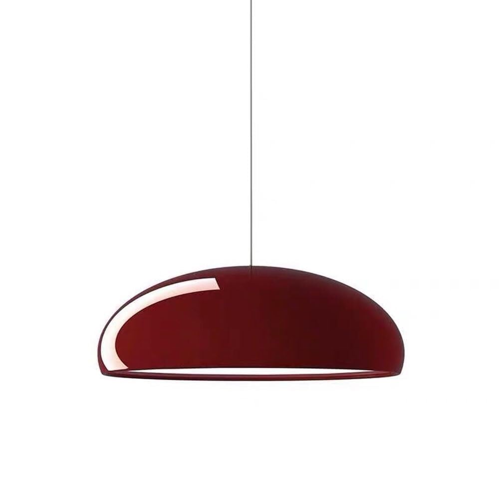 Lustre E27 à tête unique et suspension en métal noir pour salon et chambre moderne