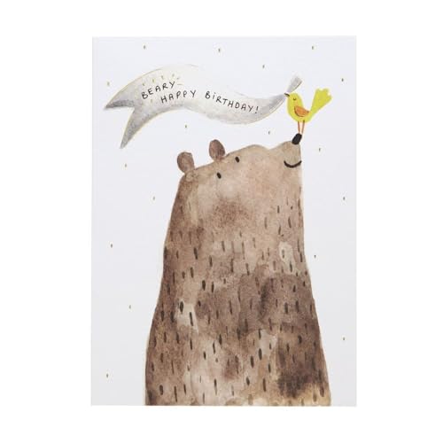 Carte d'anniversaire Ours NIQUEA.D papeterie de prestige au design soigné - 3