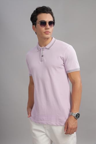 Image of ADRO Polo T Shirt for Men | Black Polo T-Shirt | 100% Cotton Polo Tshirt | Regular Fit Polo| Available in Plus Size Polo
