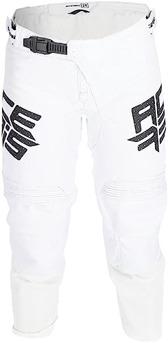 ACERBIS K-Windy Pantalones de Motocross para niños (White,22)