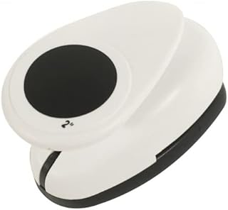 Paperfuel Jumbo Circle Punch, 5 cm-2 inches, Plastic/metal, White, Ø5cm