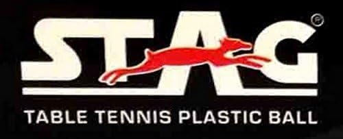 STAG ICONIC High Performance 2 Star Table Tennis (T.T) Balls| Advanced 40+mm Ping Pong Balls for Training, Tournaments and Recreational Play| Durable for Indoor/Outdoor Game - Pack of 6 (White)