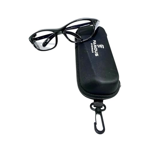 Image of FAMOUS Prescription safety eyeglass frames for men and women polycarbonate material replaceable lens
