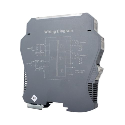 Barrière sécurité PT100 isolateur de signal anti-interférence 4-20mA 1 entrée 2 sorties