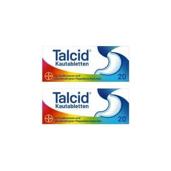 Talcid Chewable Tablets Double Pack (2 x Pack of 20)
