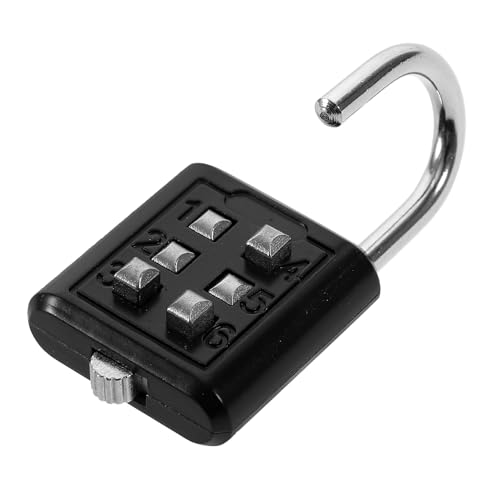 Cadenas pour casier extérieur Healvian serrure portative à combinaison en alliage noir