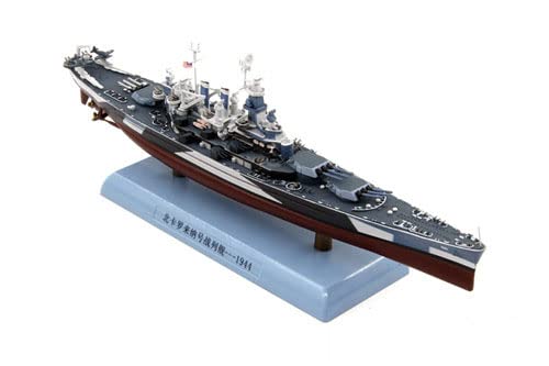 Dd Wwii Uss North Carolina Bb-55 Battleship 1/1000 Diecast Ship Pre-Builded Model #TOP6