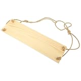 EPIGEIST Estantería de Pared Colgante de Madera Rústica Balda Maciza Decorativa Organizador Flotante para Dormitorio y Cocina Diseño Bohemio con Cuerda Natural