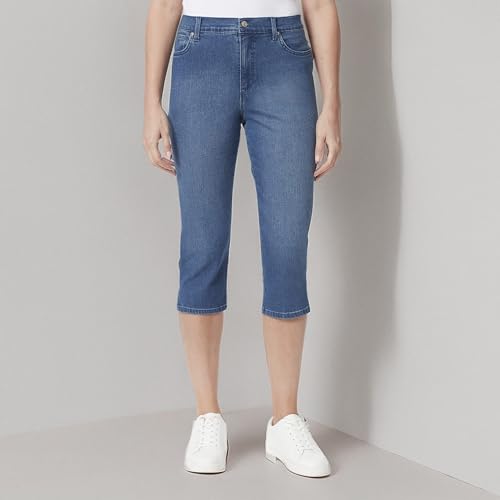 Gloria Vanderbilt Womens Amanda Capri Jeans, Frisco - Rivets, 12 US — view 4