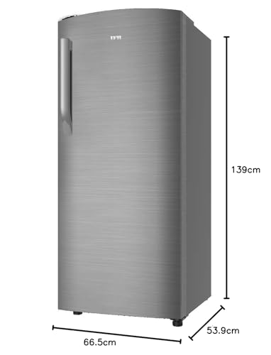 Image of IFB 187 L 3 Star Direct-Cool Single Door Refrigerator(2024,IFBDC-2133FBS, Grey - Steel)