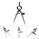 KooingTech Federzirkel, Anreißzirkel, Zirkel Leder Craft Compass Einstellbare Federkompass-Teiler Leder Line Marking Tools