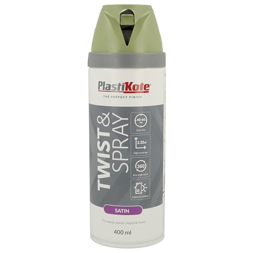 Plasti-kote 22122 400ml Premium Spray Paint Satin - Leafy Rise