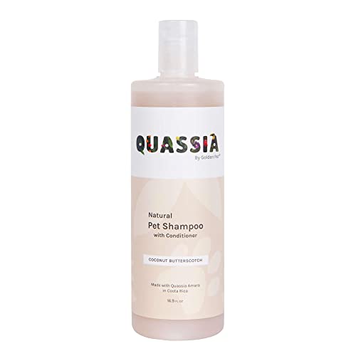 Quassia Natural Pet Shampoo With Conditioner For Dogs And Cats Available In 3 Fragrance Options Coconut, Sweet Argan Or Chamomile In A 16.9Fl Oz Bottle (Coconut) #TOP1