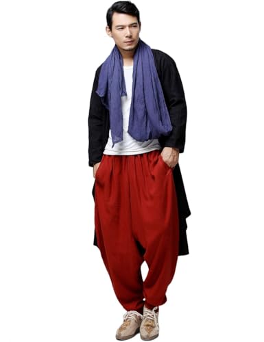 Men's Kimono Cardigan Long Sleeve Open Front Lightweight Long Length Drape Cape Overcoat with Belt2