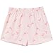 Gerber Toddlers and Baby Girls' 2-Piece Coat Style Pajama Short Set, Flamingoes, 18 Months