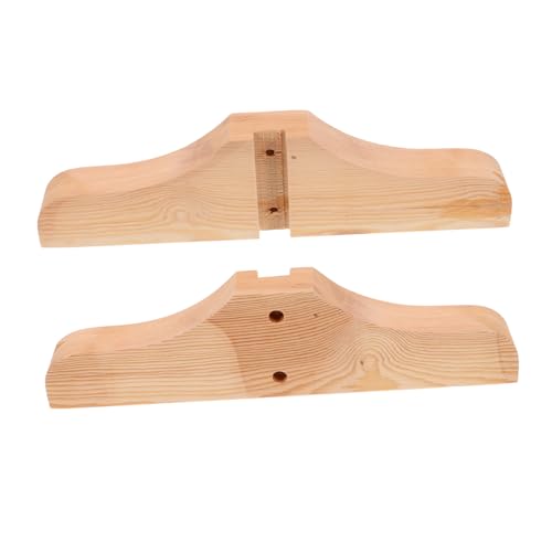 Sosoport 2 Piezas Soportes de Base para Mamparas Japonesas de Madera Natural Plegables Estables y Resistentes Accesorios para Divisores de Espacio Oficinas y Hogares de Unidades